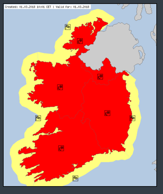 Severe Weather Warning Ireland Eucon Offices Terminals Closed Severe Weather Warning Ireland Eucon Offices Terminals Closed